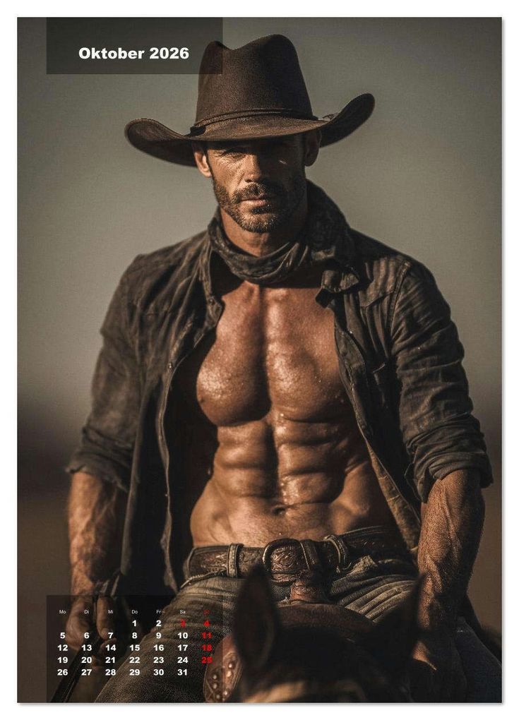 Weitere Ansicht: GEILE HENGSTE - Sexy Cowboys mit Ihren Pferden im Männerkalender (Wandkalender 2026 DIN A4 hoch), CALVENDO Monatskalender | MB - Fotografie, Calvendo