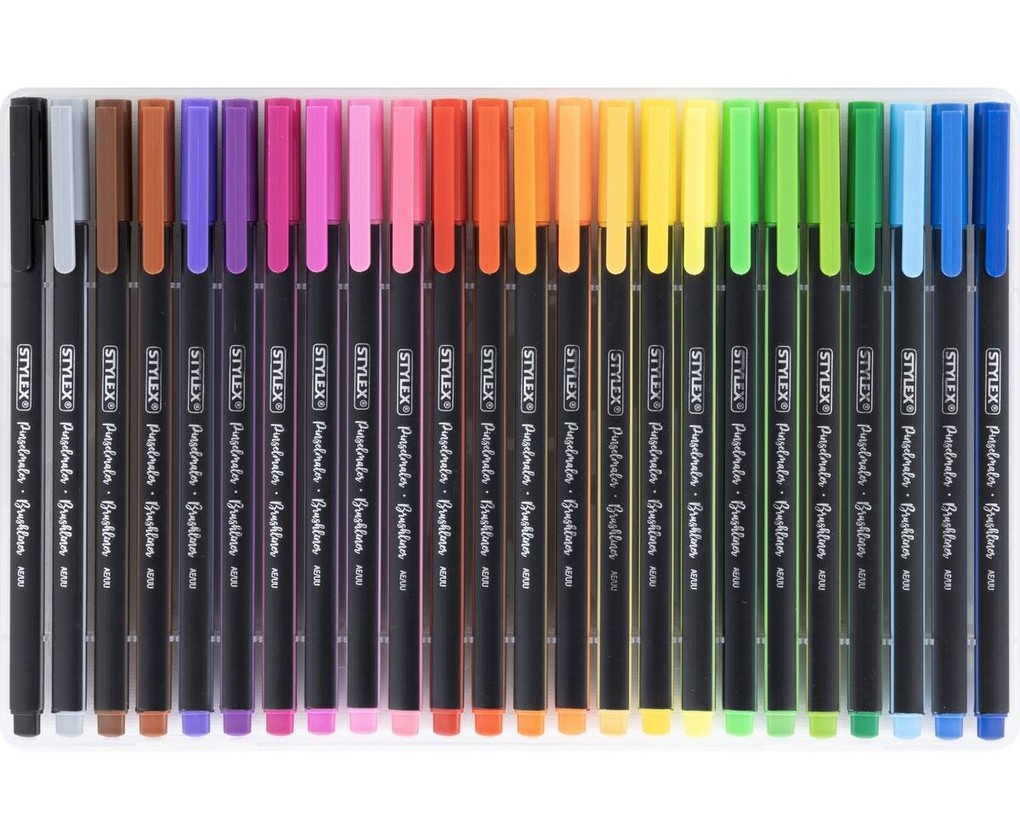 Weitere Ansicht: Stylex Pinselmaler, Pinselmarker, 24er Set
