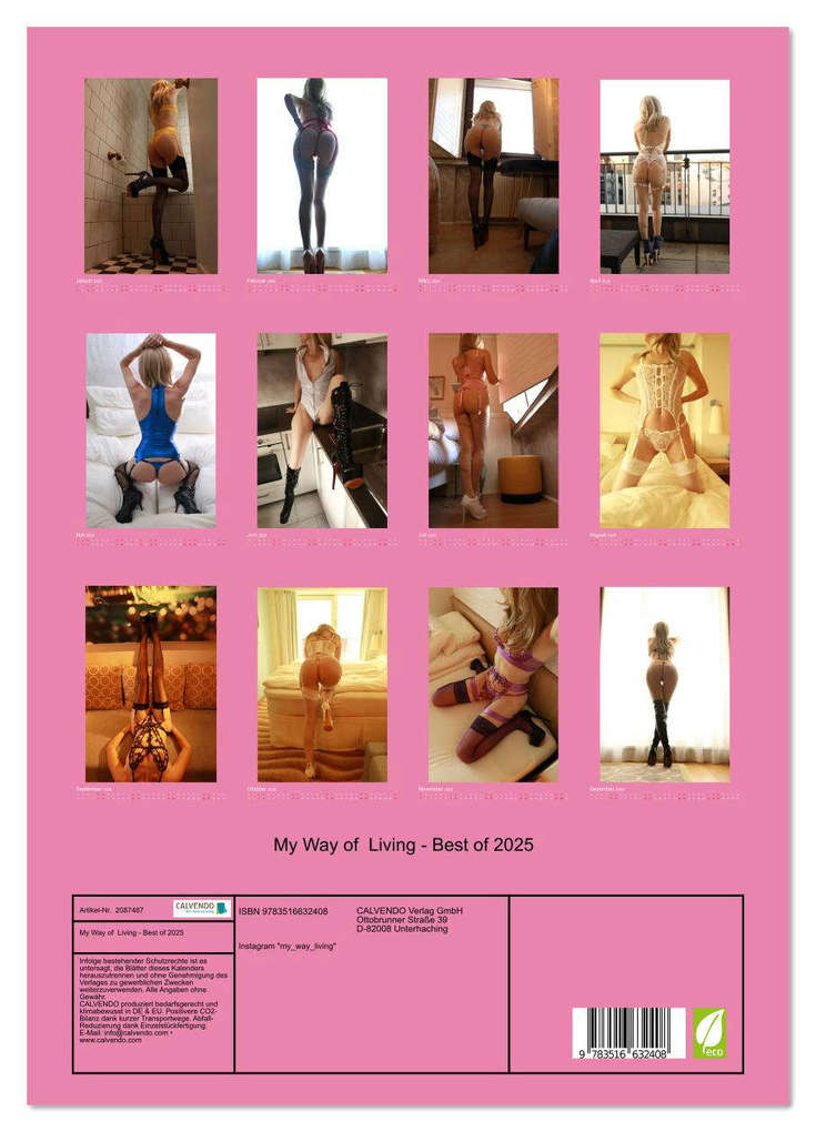 Weitere Ansicht: My Way of Living - Best of 2025 (Wandkalender 2026 DIN A3 hoch), CALVENDO Monatskalender | my way living, Calvendo