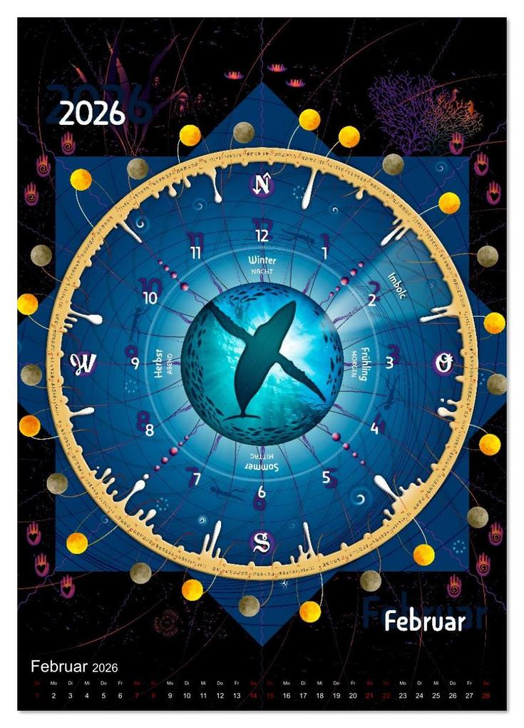 Weitere Ansicht: Jahreskreise (hochwertiger Premium Wandkalender 2026 DIN A2 hoch), Kunstdruck in Hochglanz | Ines Dhein, Calvendo