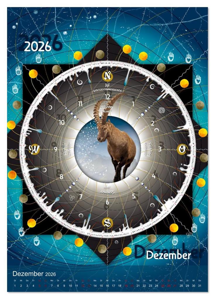 Weitere Ansicht: Jahreskreise (hochwertiger Premium Wandkalender 2026 DIN A2 hoch), Kunstdruck in Hochglanz | Ines Dhein, Calvendo