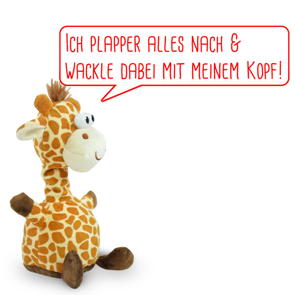 Weitere Ansicht: Laber Giraffe, sprechendes Kuscheltier