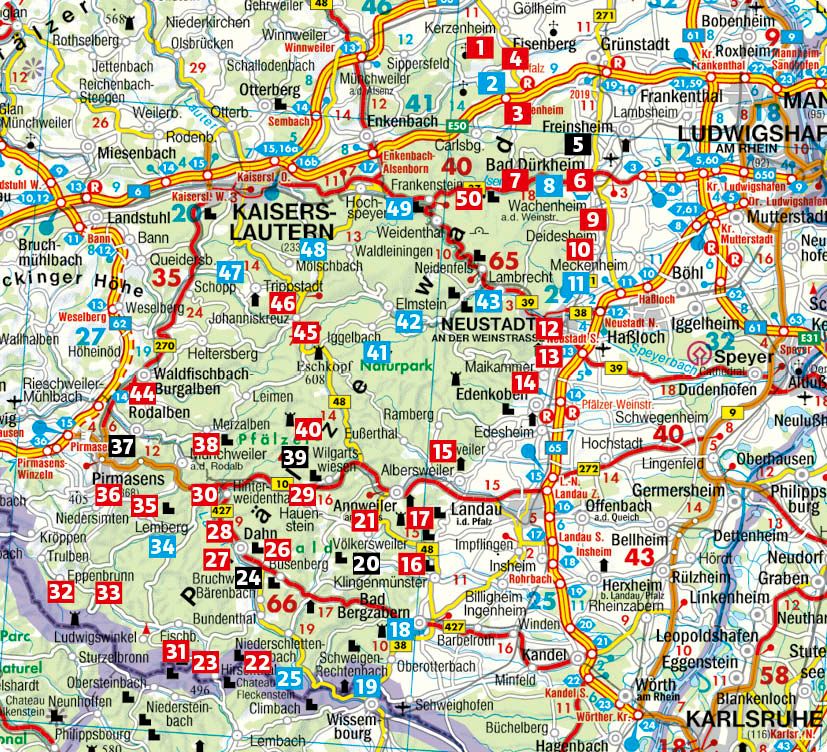 Weitere Ansicht: ROTHER Wanderführer Pfälzerwald und Deutsche Weinstraße | Jörg-Thomas Titz