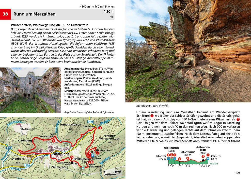 Weitere Ansicht: ROTHER Wanderführer Pfälzerwald und Deutsche Weinstraße | Jörg-Thomas Titz