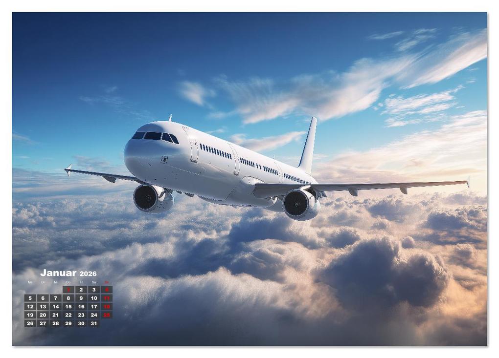 Weitere Ansicht: Flugzeuge hautnah - Flugzeugkalender für Flugzeugliebhaber (Tischkalender 2026 DIN A5 quer), CALVENDO Monatskalender | MB Fotografie, Calvendo