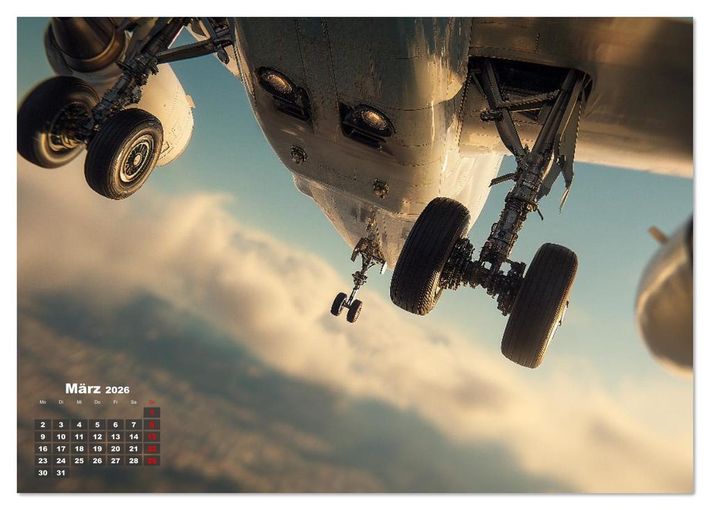 Weitere Ansicht: Flugzeuge hautnah - Flugzeugkalender für Flugzeugliebhaber (Tischkalender 2026 DIN A5 quer), CALVENDO Monatskalender | MB Fotografie, Calvendo