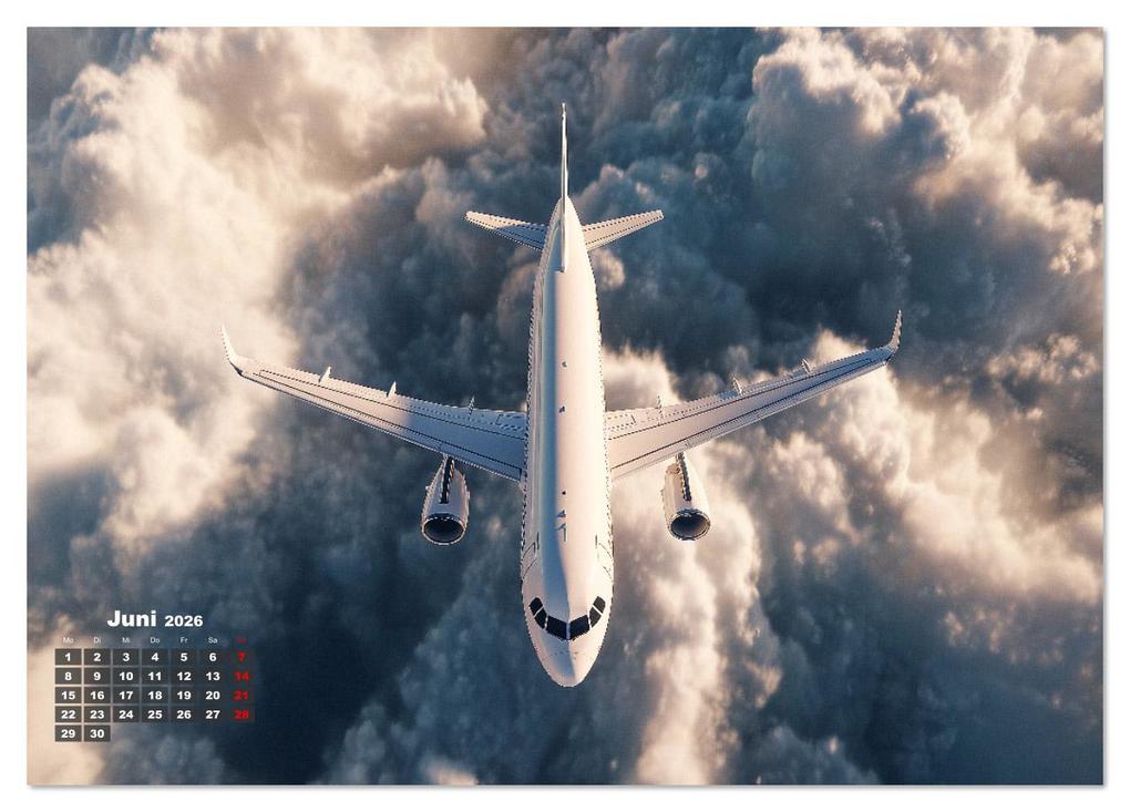 Weitere Ansicht: Flugzeuge hautnah - Flugzeugkalender für Flugzeugliebhaber (Tischkalender 2026 DIN A5 quer), CALVENDO Monatskalender | MB Fotografie, Calvendo