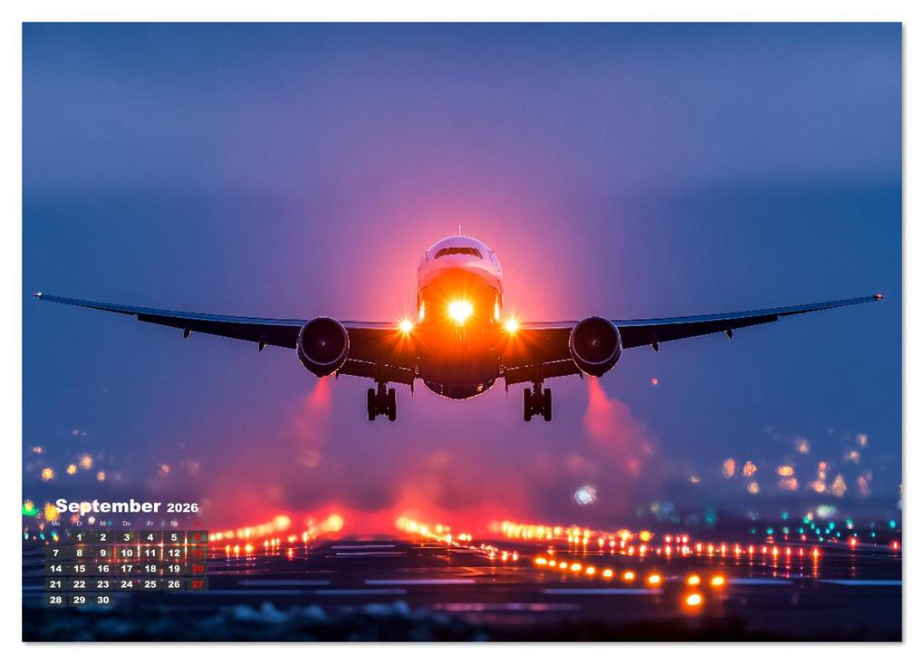 Weitere Ansicht: Flugzeuge hautnah - Flugzeugkalender für Flugzeugliebhaber (Tischkalender 2026 DIN A5 quer), CALVENDO Monatskalender | MB Fotografie, Calvendo