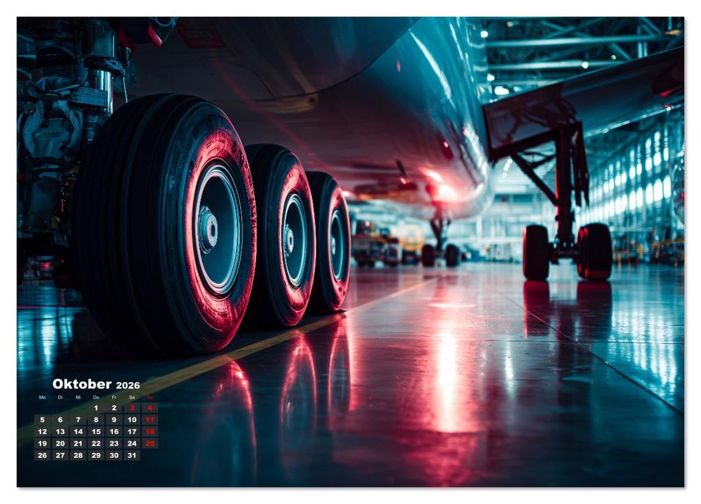 Weitere Ansicht: Flugzeuge hautnah - Flugzeugkalender für Flugzeugliebhaber (Tischkalender 2026 DIN A5 quer), CALVENDO Monatskalender | MB Fotografie, Calvendo