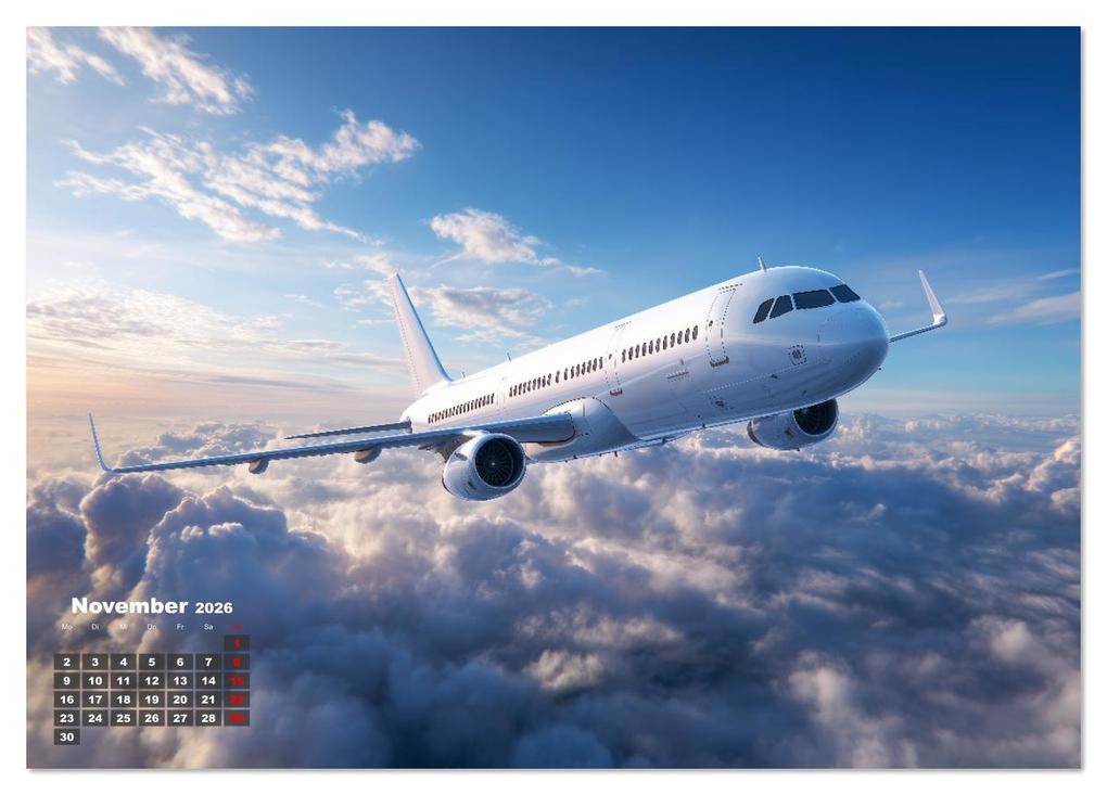 Weitere Ansicht: Flugzeuge hautnah - Flugzeugkalender für Flugzeugliebhaber (Tischkalender 2026 DIN A5 quer), CALVENDO Monatskalender | MB Fotografie, Calvendo