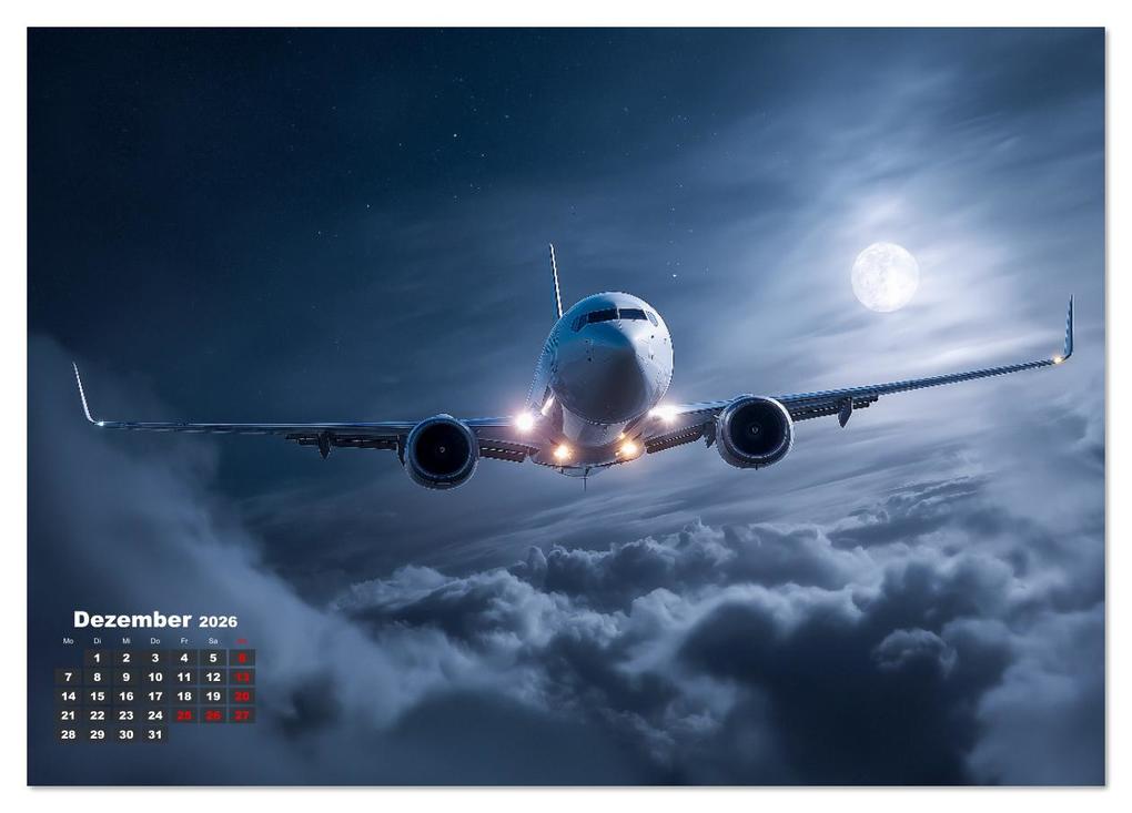 Weitere Ansicht: Flugzeuge hautnah - Flugzeugkalender für Flugzeugliebhaber (Tischkalender 2026 DIN A5 quer), CALVENDO Monatskalender | MB Fotografie, Calvendo