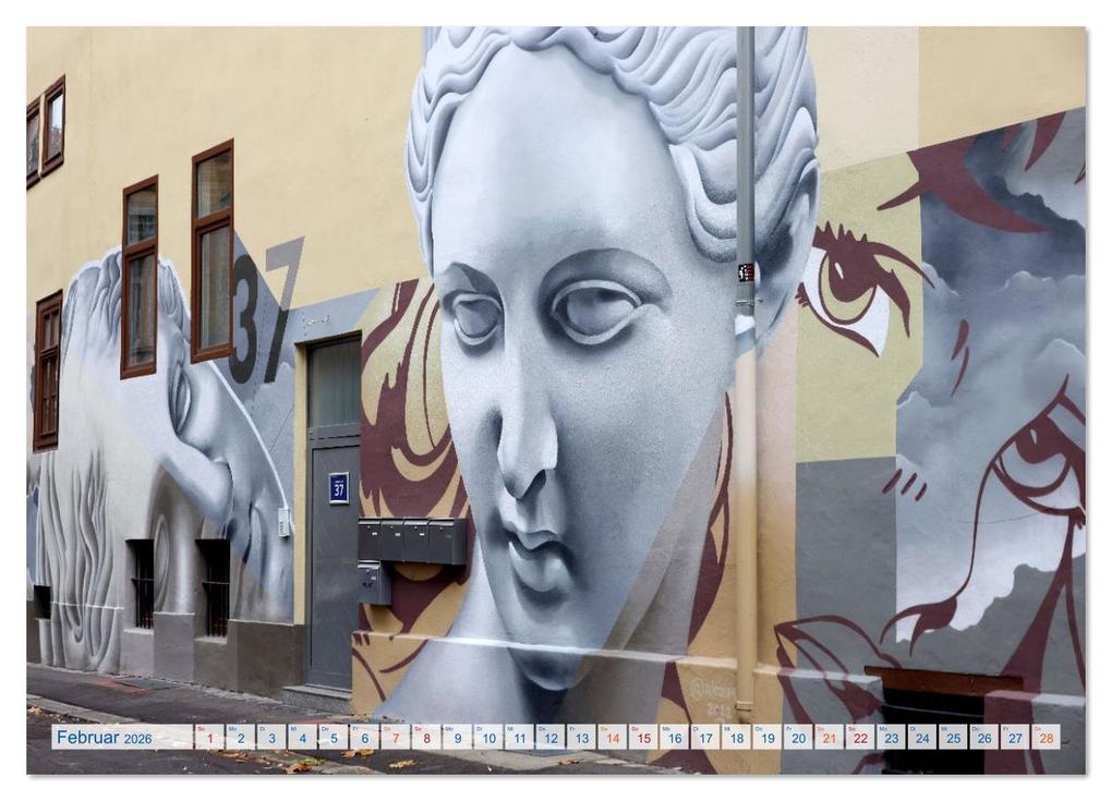 Weitere Ansicht: Streetart in Halle an der Saale (Wandkalender 2026 DIN A3 quer), CALVENDO Monatskalender | Steffen Schellhorn, Calvendo