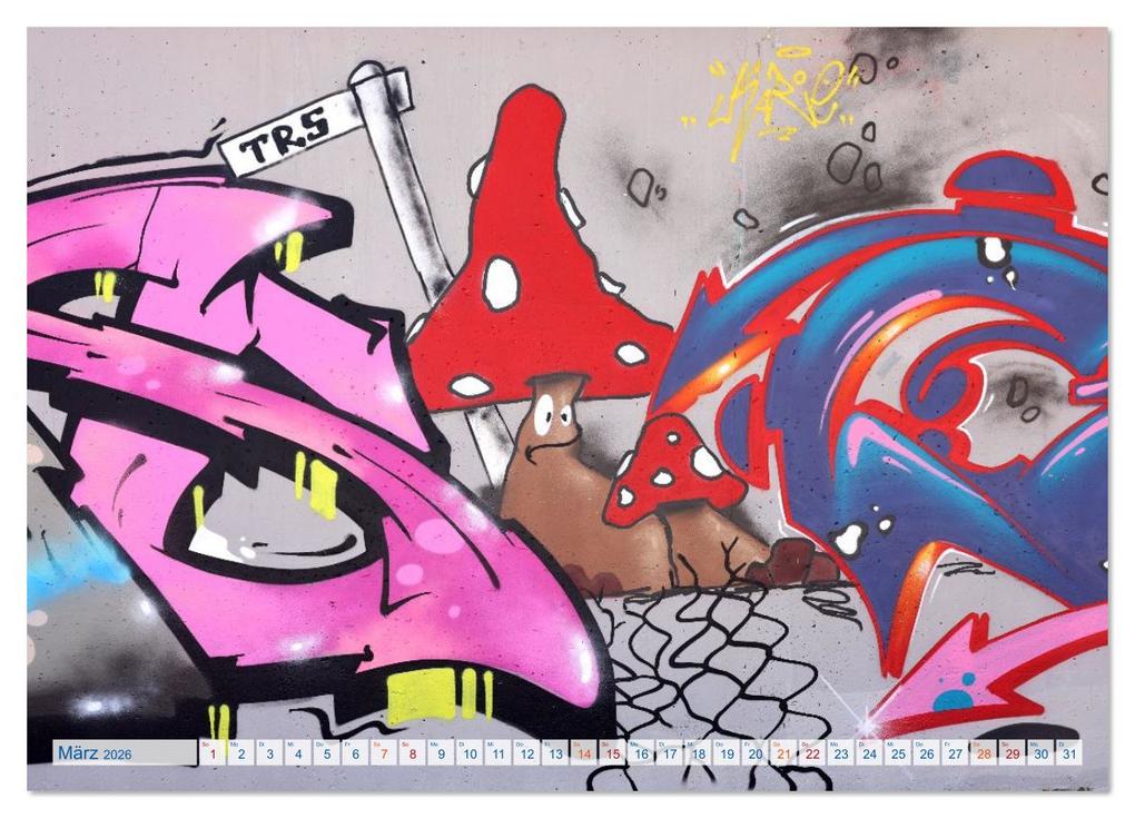 Weitere Ansicht: Streetart in Halle an der Saale (Wandkalender 2026 DIN A3 quer), CALVENDO Monatskalender | Steffen Schellhorn, Calvendo