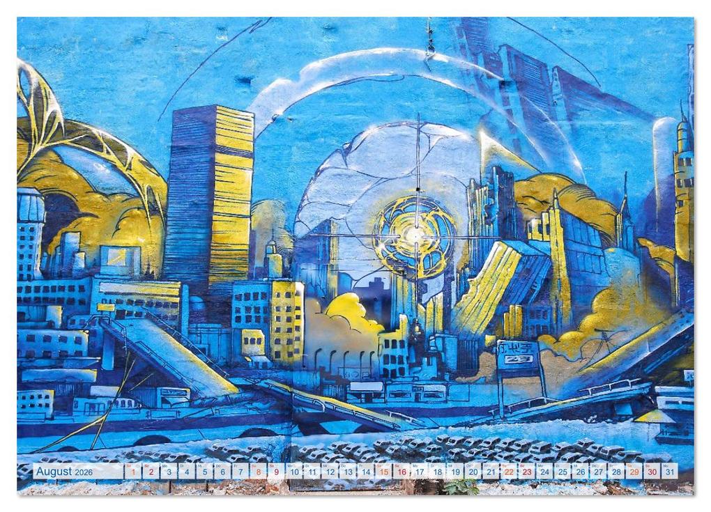 Weitere Ansicht: Streetart in Halle an der Saale (Wandkalender 2026 DIN A3 quer), CALVENDO Monatskalender | Steffen Schellhorn, Calvendo
