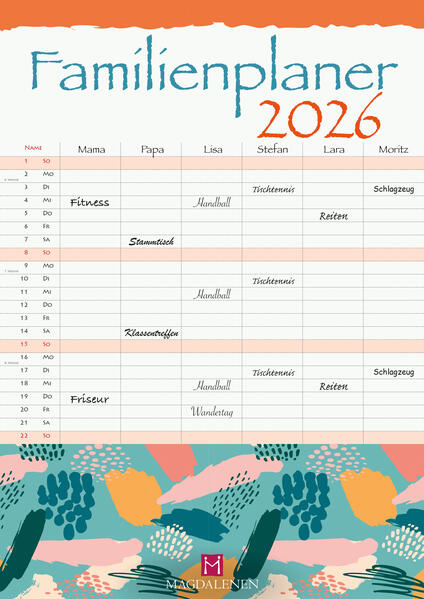 Produktbild: Familienplaner 2026