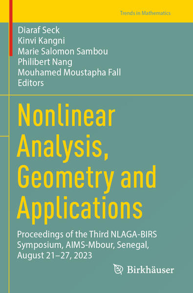 Produktbild: Nonlinear Analysis, Geometry and Applications