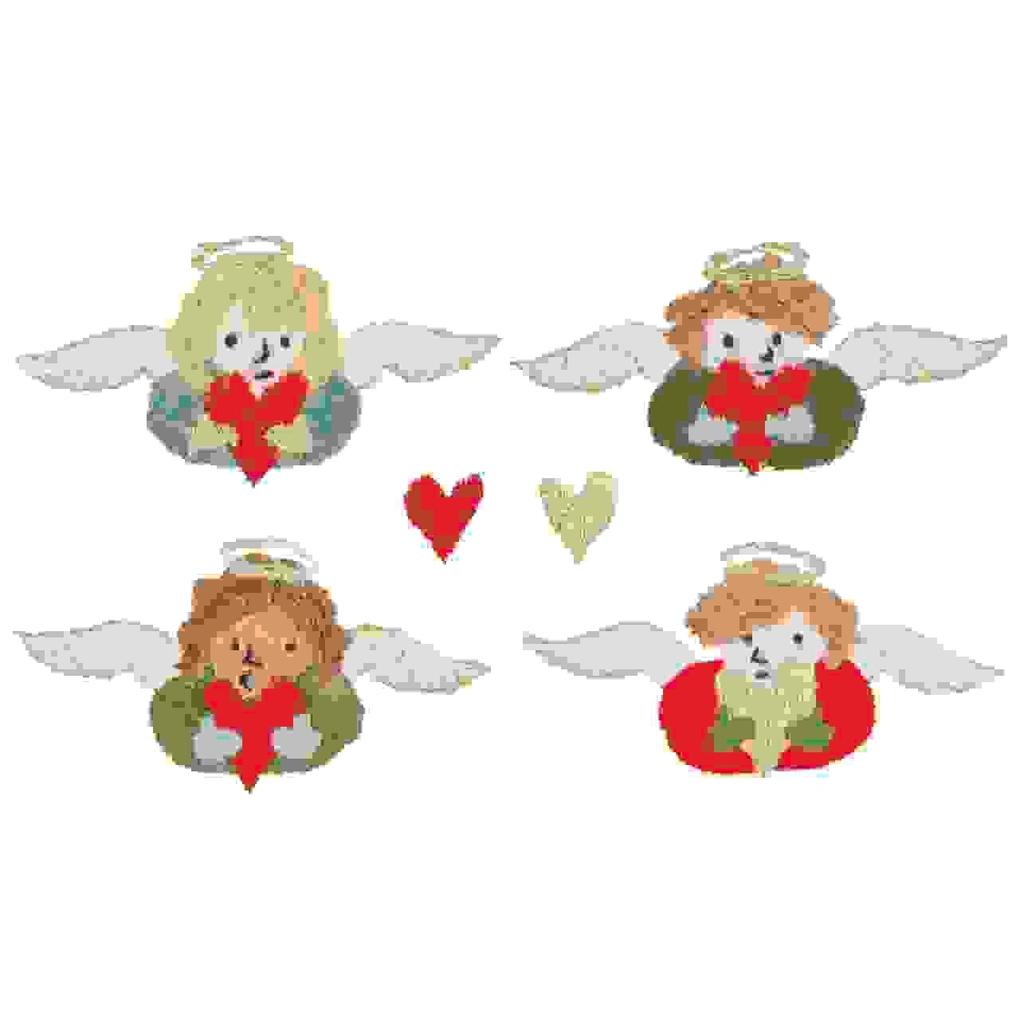 Produktbild: Stick & Stitch Packung, Engel mit Herzen