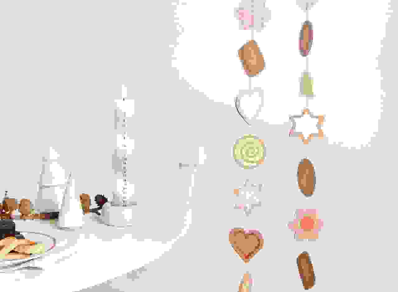 Produktbild: Genähte Girlande Cookies FSC MIX