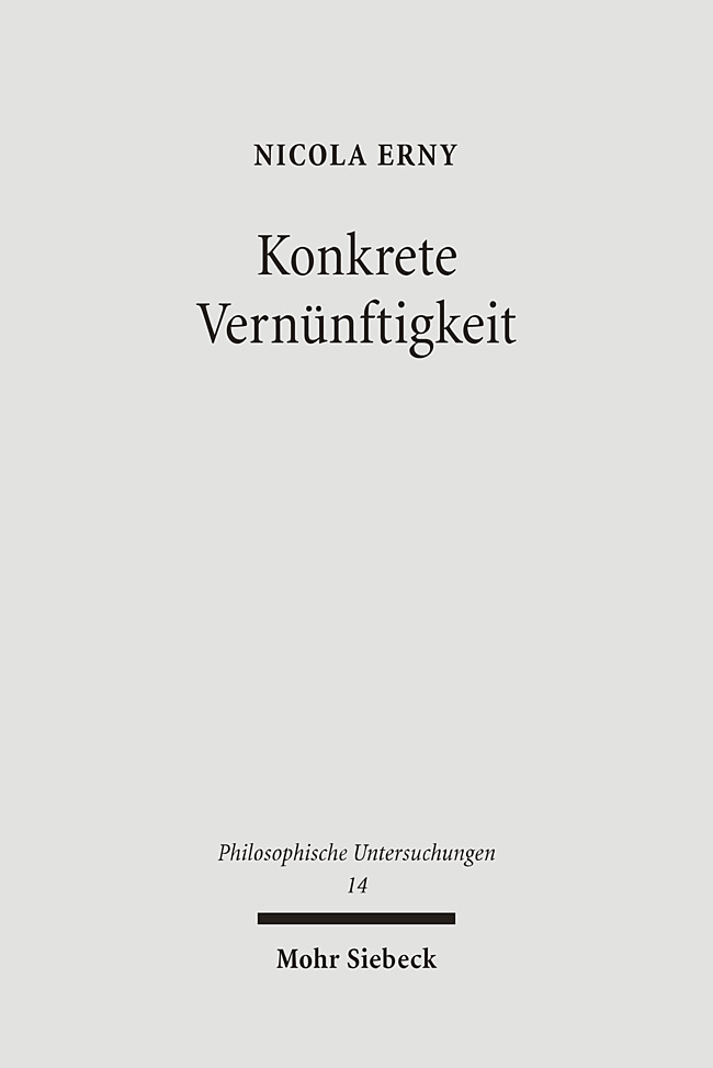 Produktbild: Konkrete Vernünftigkeit | Nicola Erny