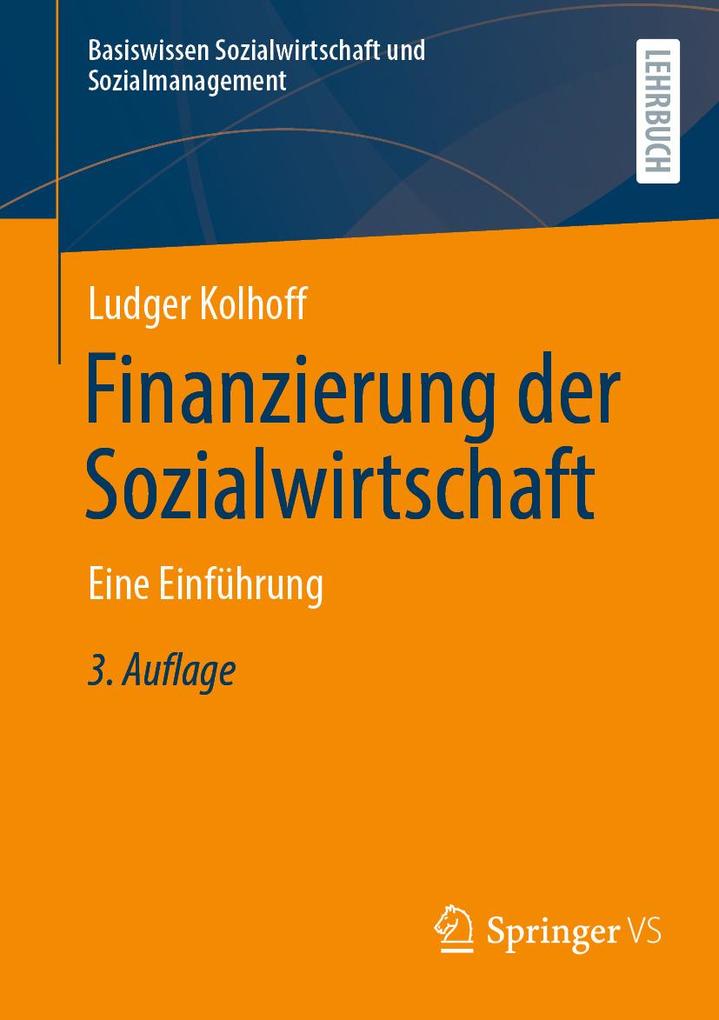 Produktbild: Finanzierung der Sozialwirtschaft | Ludger Kolhoff