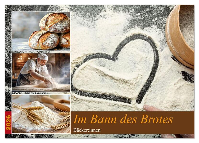 Produktbild: Im Bann des Brotes - Bäcker:innen (Wandkalender 2026 DIN A3 quer), CALVENDO Monatskalender | Susan Michel, Calvendo