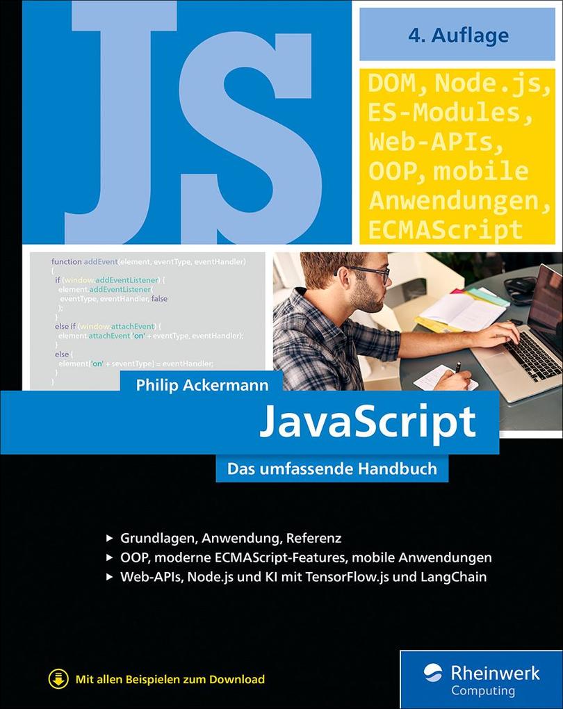 Produktbild: JavaScript | Philip Ackermann