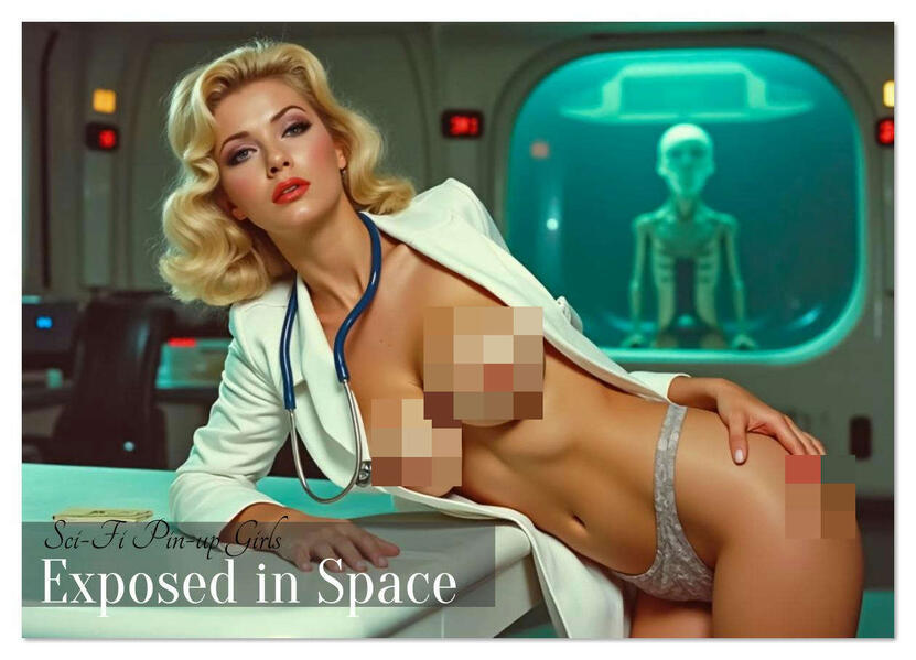 Produktbild: Sci-Fi Pin-up Girls - Exposed in Space (Wandkalender 2026 DIN A3 quer), CALVENDO Monatskalender | pixs:sell pixs:sell, Sell Pixs:Sell, Calvendo, pixs:sell