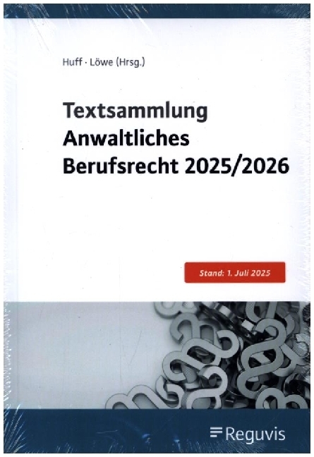 Produktbild: Textsammlung Anwaltliches Berufsrecht 2025/2026