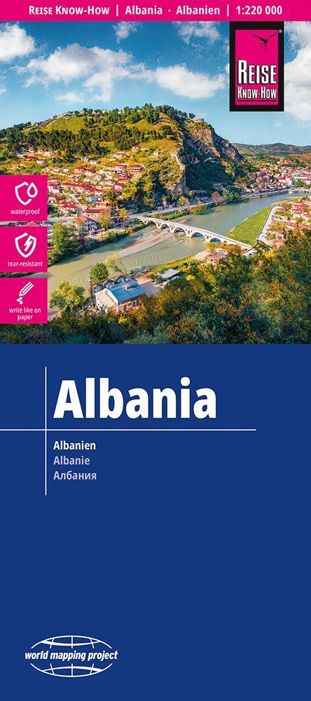 Produktbild: Reise Know-How Landkarte Albanien / Albania (1:220.000)