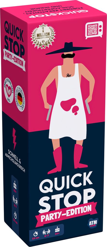 Produktbild: QuickStop - Das Buchstaben-Duell - Party-Edition