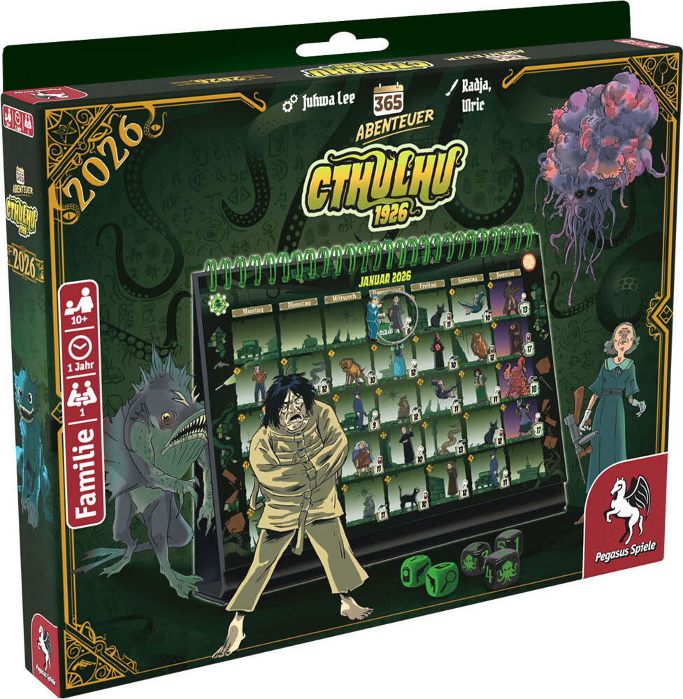 Produktbild: 365 Abenteuer Cthulhu 1926, Edition 2026