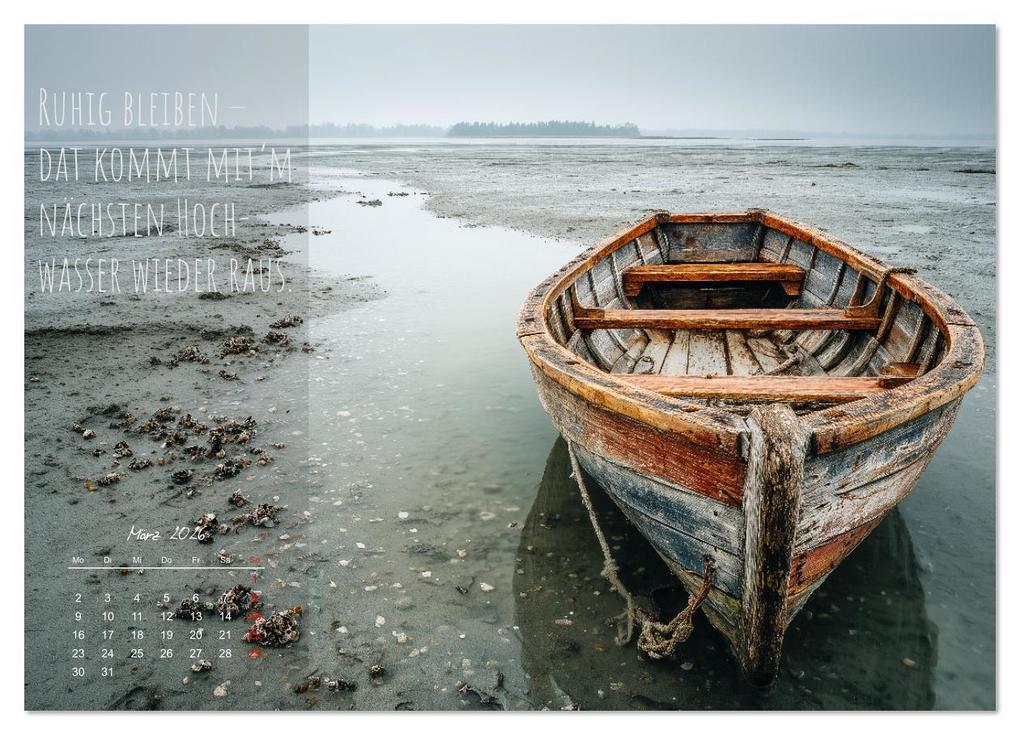 Weitere Ansicht: Moin Moin ist schon gesabbel - Norddeutscher Sprüche-Kalender (Wandkalender 2026 DIN A3 quer), CALVENDO Monatskalender | MB Fotografie, Calvendo