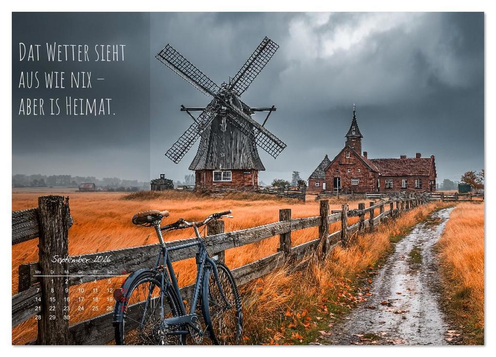 Weitere Ansicht: Moin Moin ist schon gesabbel - Norddeutscher Sprüche-Kalender (Wandkalender 2026 DIN A3 quer), CALVENDO Monatskalender | MB Fotografie, Calvendo