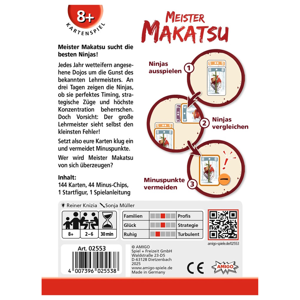 Weitere Ansicht: Amigo Spiele - Meister Makatsu | Reiner Knizia