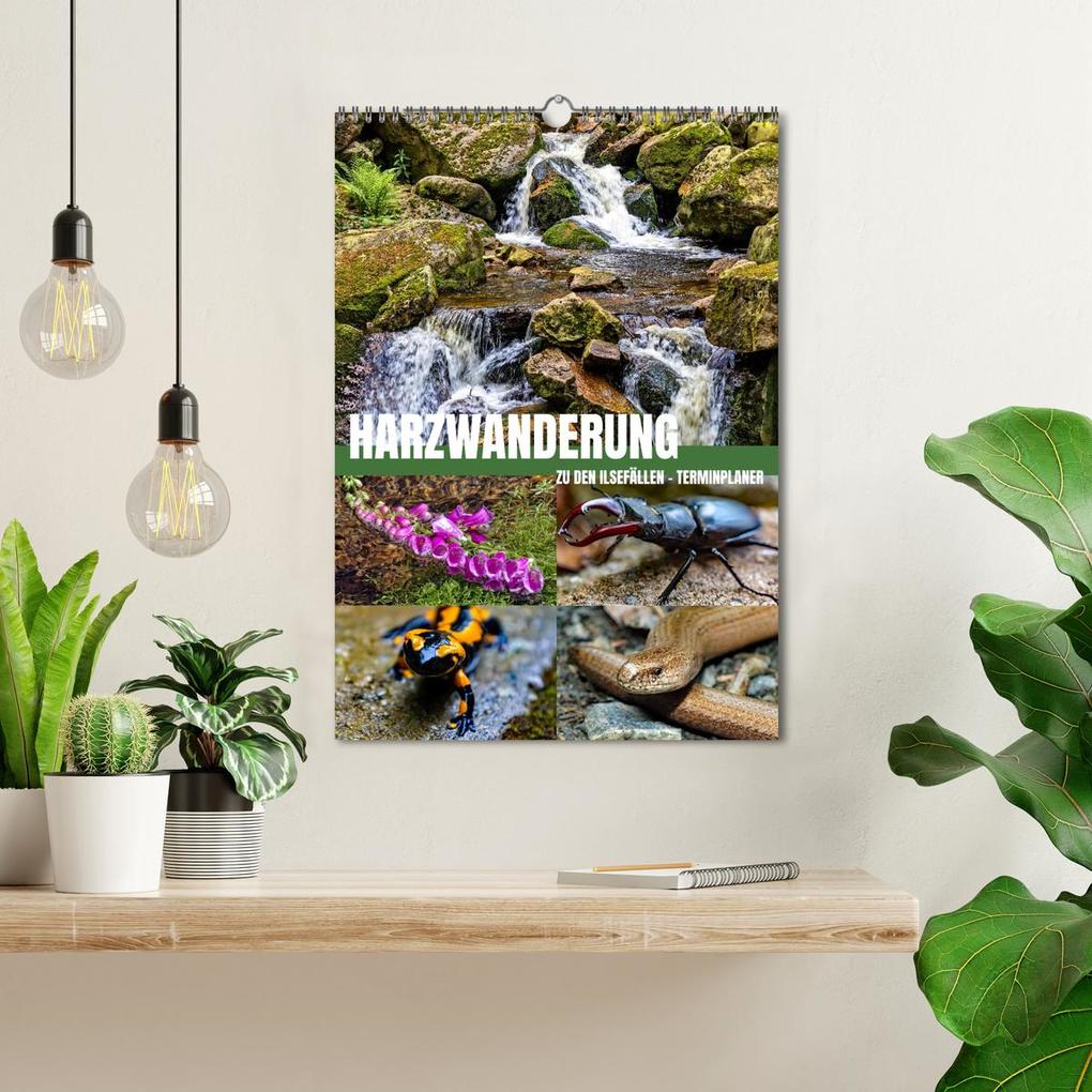 Weitere Ansicht: Harzwanderung zu den Ilsefällen - Terminplaner (Wandkalender 2026 DIN A3 hoch), CALVENDO Monatskalender | Holger Felix, Calvendo