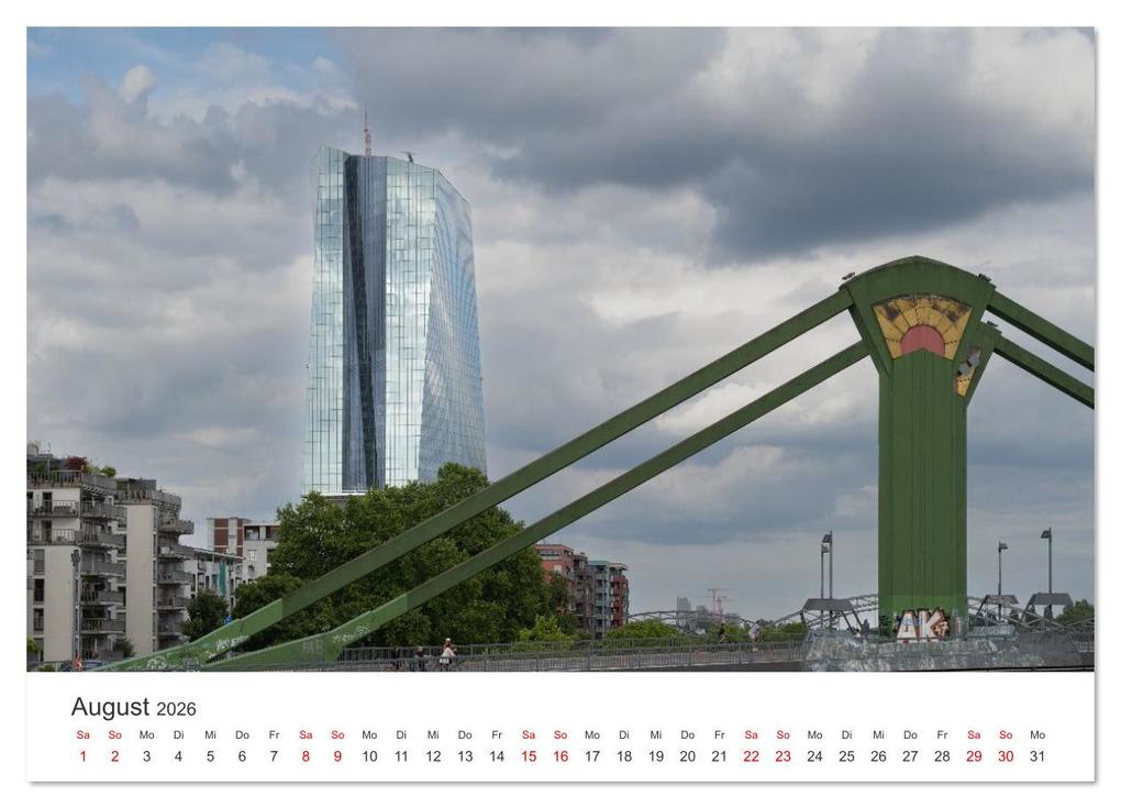Weitere Ansicht: Frankfurt am Main - Abseits der Touristenströme (Wandkalender 2026 DIN A4 quer), CALVENDO Monatskalender | Jürgen Trimbach, Calvendo