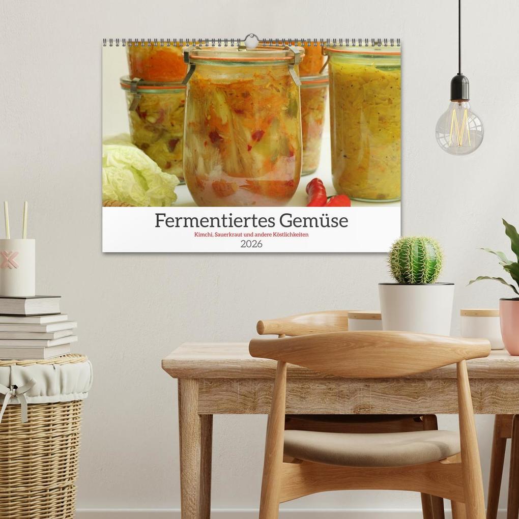 Weitere Ansicht: Fermentiertes Gemüse (Wandkalender 2026 DIN A3 quer), CALVENDO Monatskalender | Linda und Michael Schilling, Calvendo