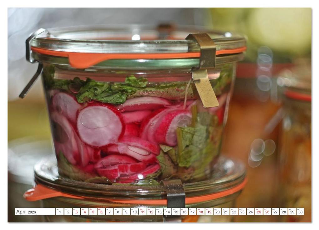 Weitere Ansicht: Fermentiertes Gemüse (Wandkalender 2026 DIN A3 quer), CALVENDO Monatskalender | Linda und Michael Schilling, Calvendo