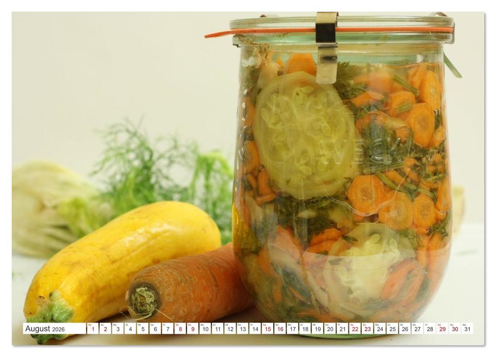Weitere Ansicht: Fermentiertes Gemüse (Wandkalender 2026 DIN A3 quer), CALVENDO Monatskalender | Linda und Michael Schilling, Calvendo