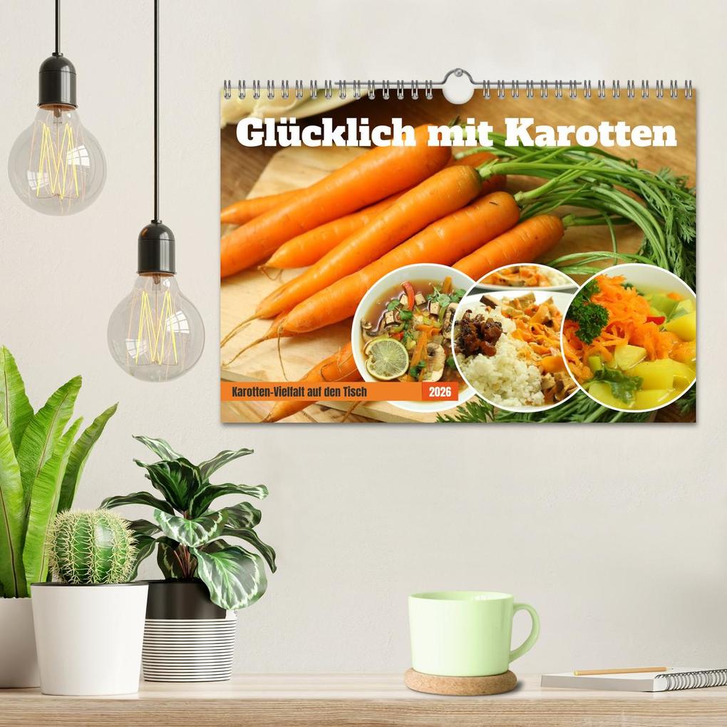 Weitere Ansicht: Glücklich mit Karotten (Wandkalender 2026 DIN A4 quer), CALVENDO Monatskalender | Linda und Michael Schilling, Calvendo