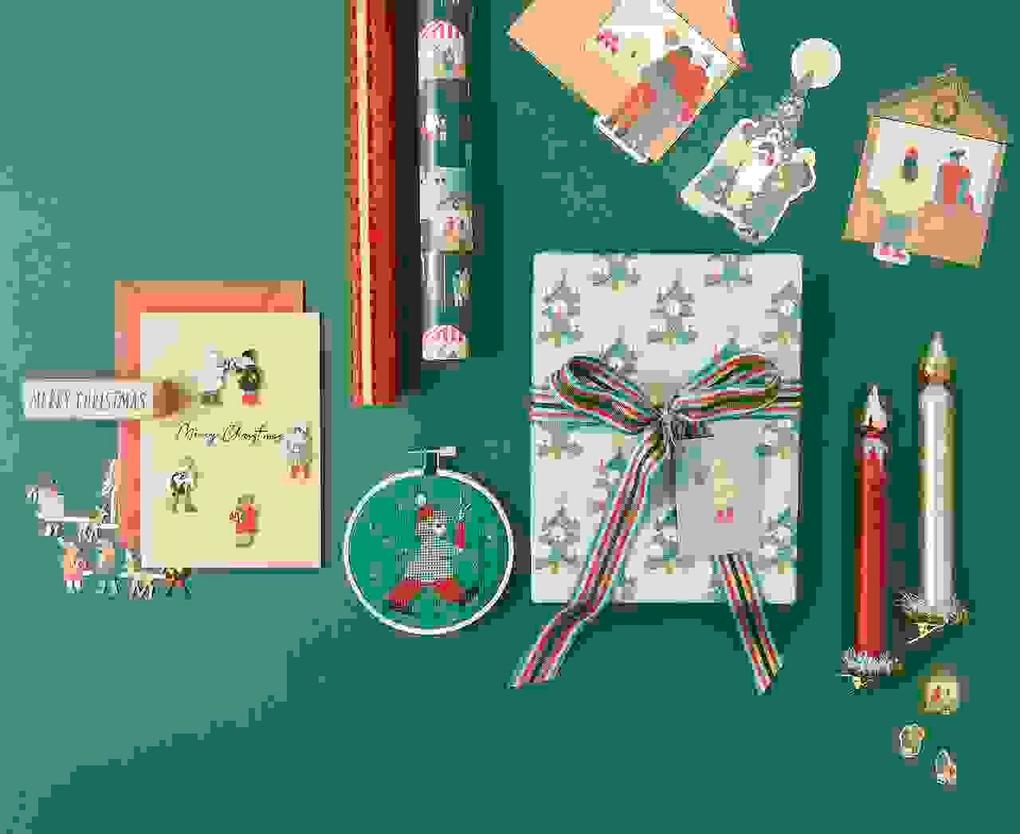 Weitere Ansicht: Genähte Girlande Weihnachtsmarkt FSC MIX