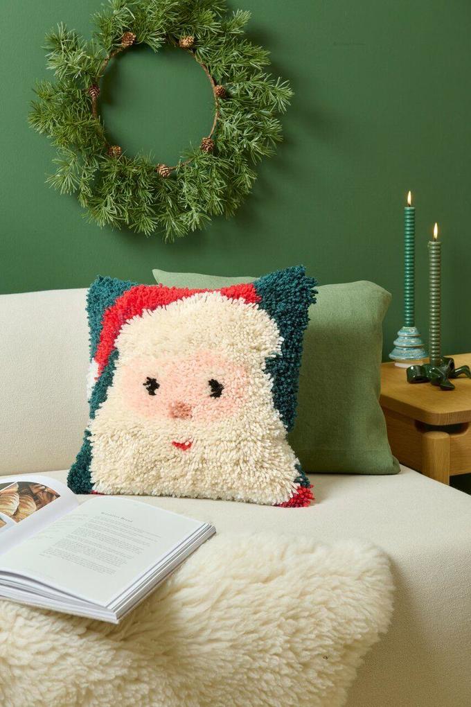 Weitere Ansicht: Rico Hooki Hooki, Knüpfset, Kissen Santa