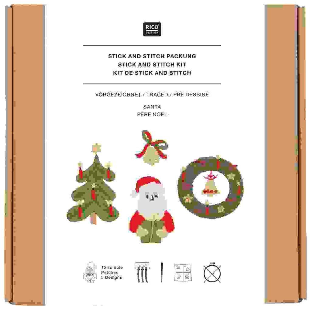 Weitere Ansicht: Stick & Stitch Packung, Weihnachtsmann