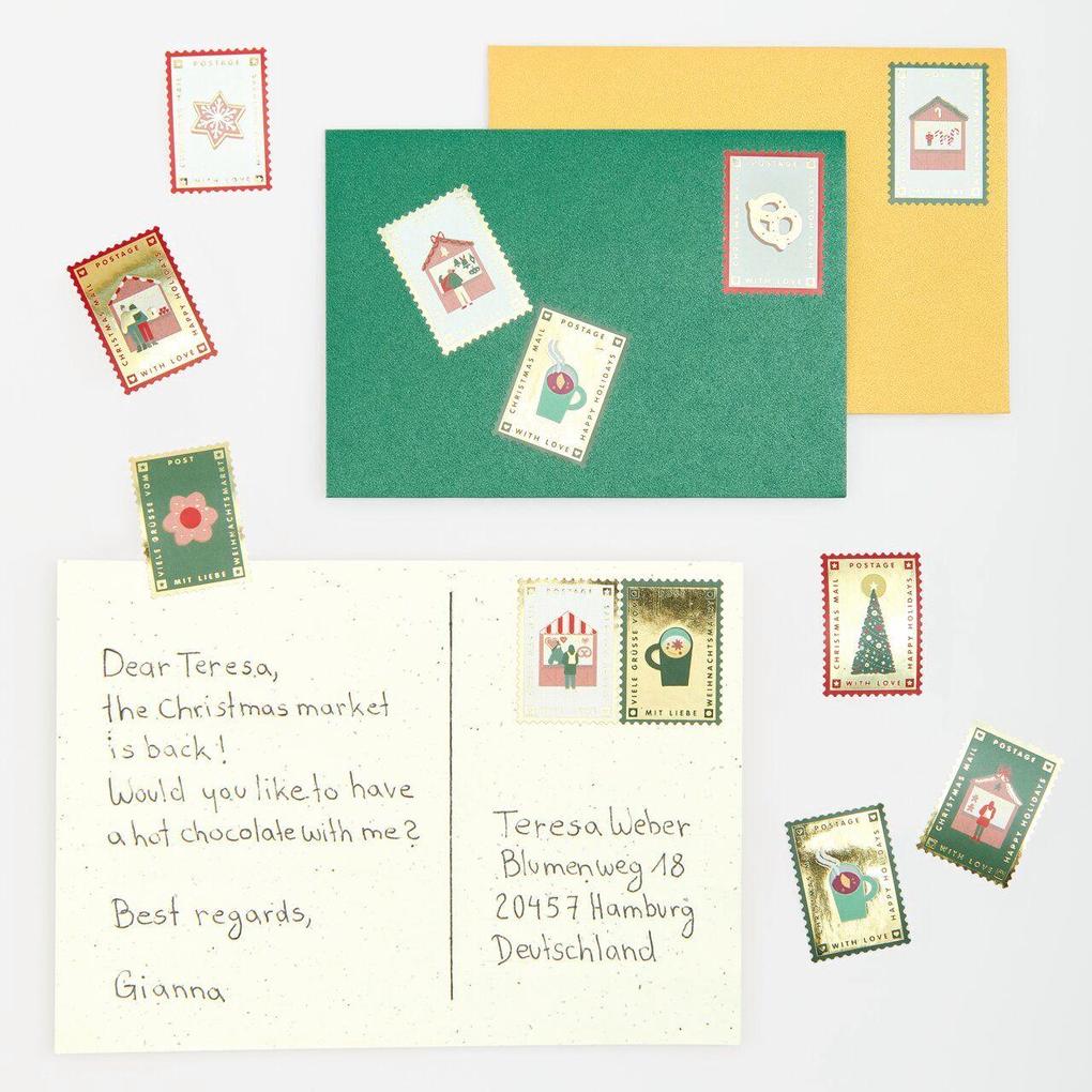 Weitere Ansicht: Mini Sticker Weihnachtspost FSC MIX