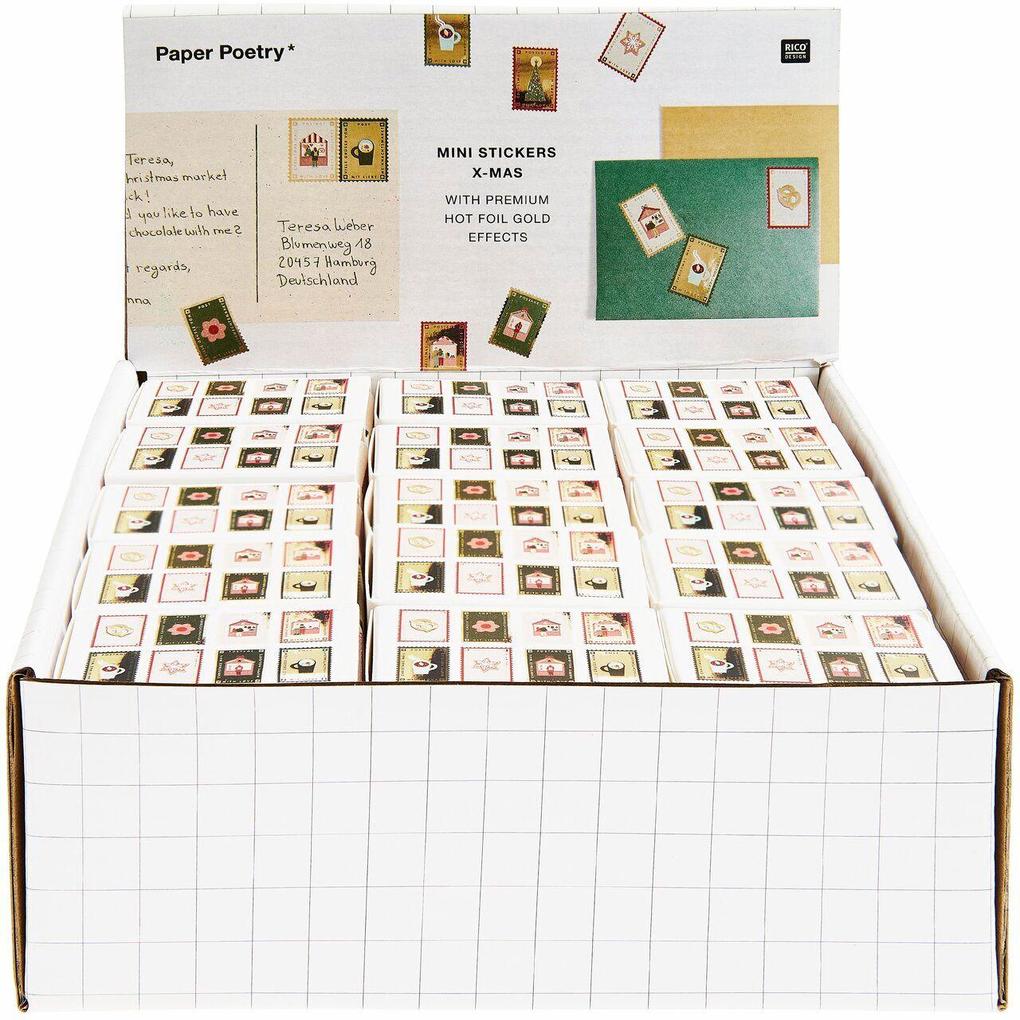 Weitere Ansicht: Mini Sticker Weihnachtspost FSC MIX