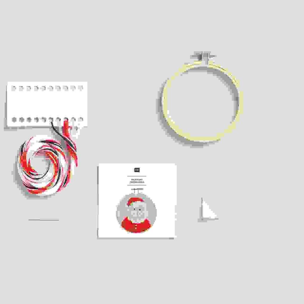 Weitere Ansicht: Stickpackung Vorgezeichnet, Portrait Santa