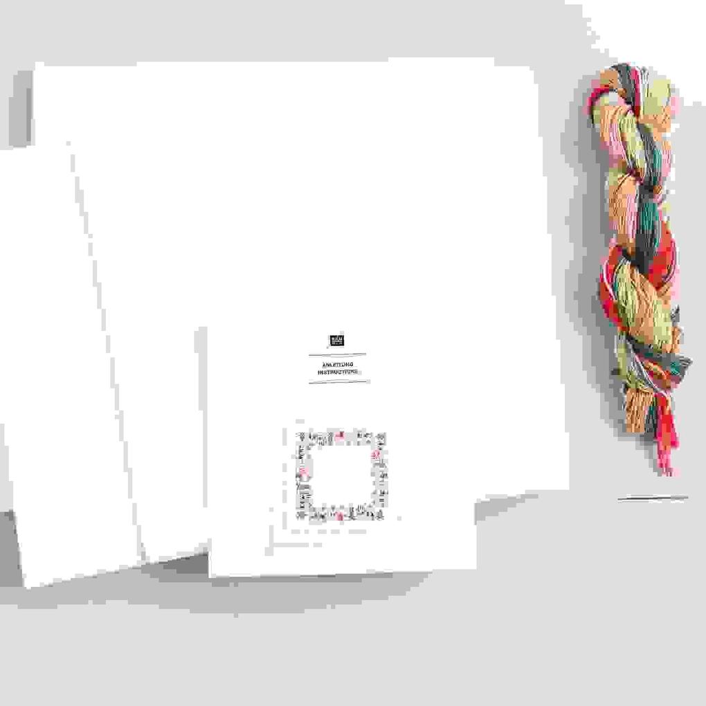 Weitere Ansicht: Stickpackung Gezählter Kreuzstich, Decke Weihnachtsmarkt
