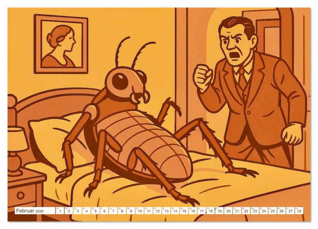 Weitere Ansicht: Franz Kafka (Tischkalender 2026 DIN A5 quer), CALVENDO Monatskalender | Steffani Lehmann, Calvendo