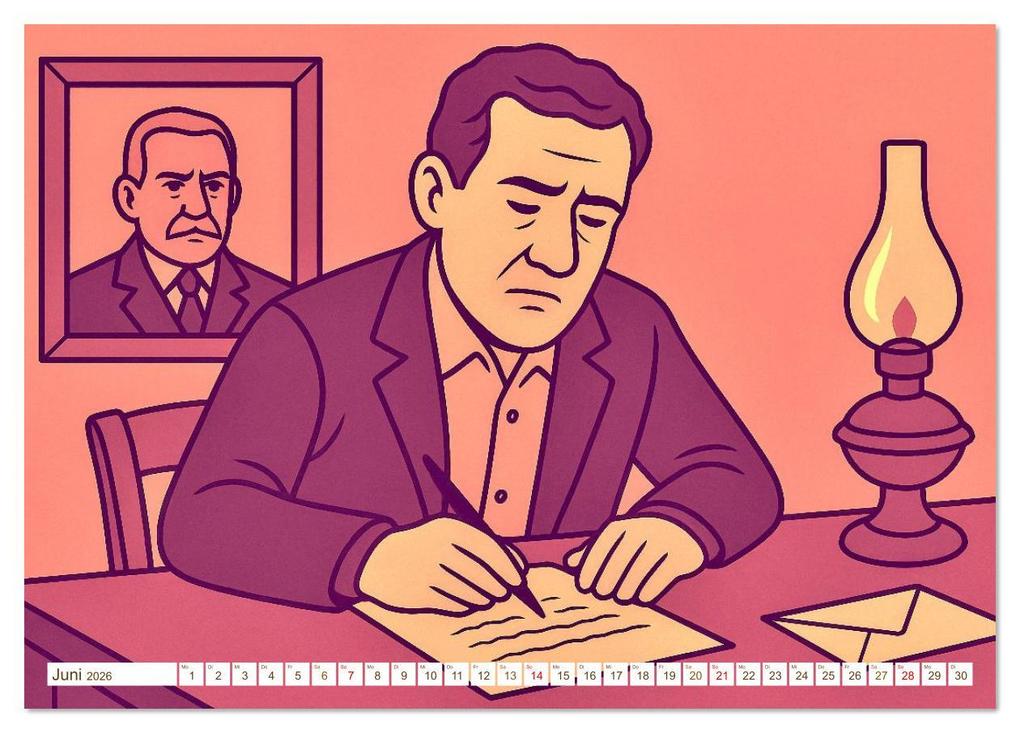 Weitere Ansicht: Franz Kafka (Tischkalender 2026 DIN A5 quer), CALVENDO Monatskalender | Steffani Lehmann, Calvendo