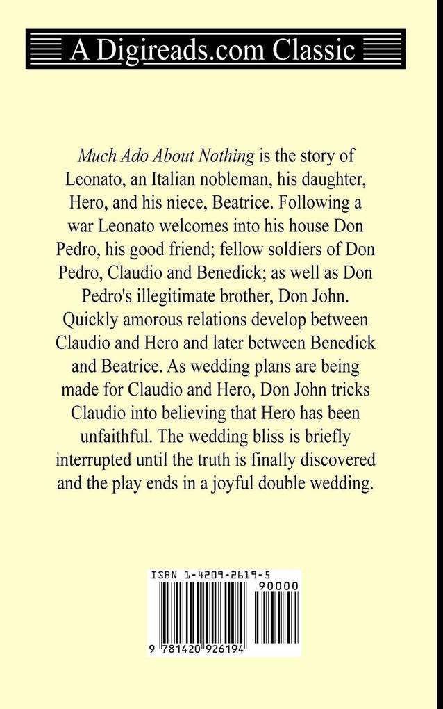 Weitere Ansicht: Much Ado About Nothing | William Shakespeare